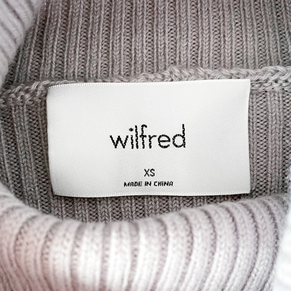 WILFRED Ribbed Crop Turtleneck Sweater - Picture 6 of 12